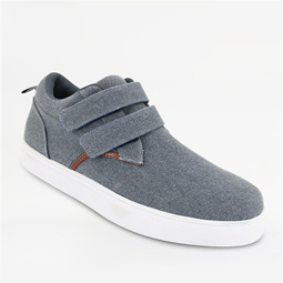 Shop Men's Wide Fit Touch Fasten Canvas Shoe